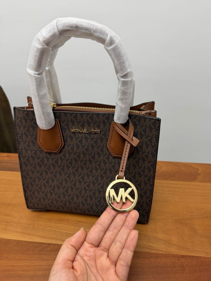Michael Kors Kadın Kahverengi Deri Çanta - Görsel 3