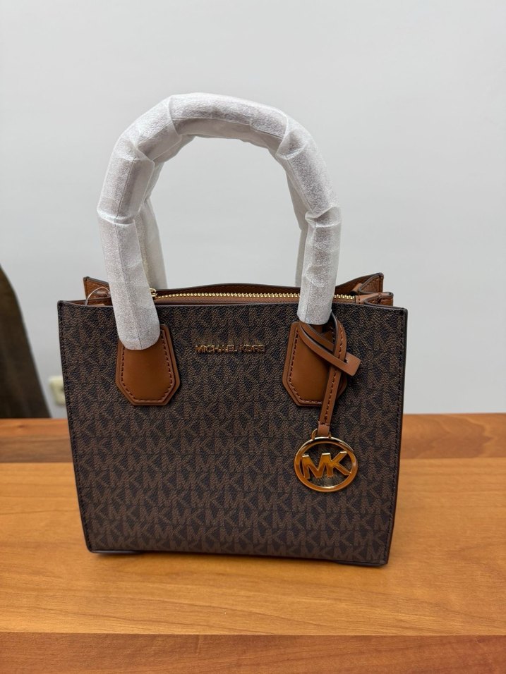Michael Kors Kadın Kahverengi Deri Çanta - Görsel 2