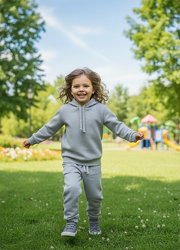 3 yaş takım mevsimlik kapşonlu  - Görsel 2