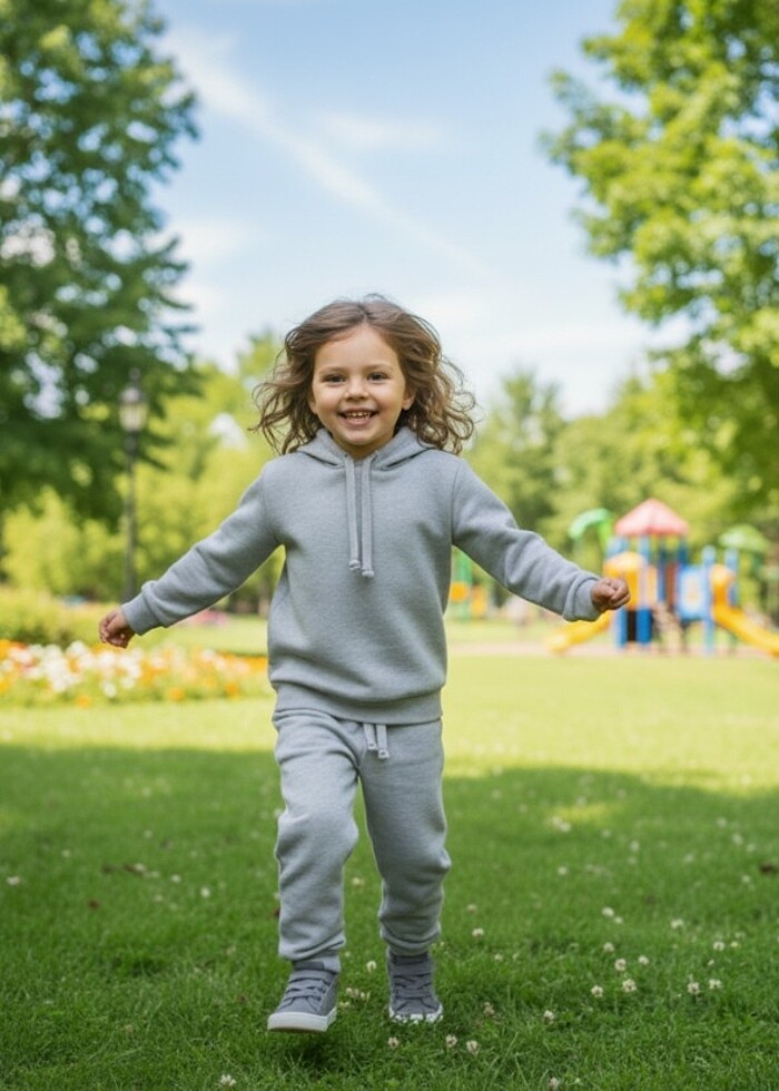 3 yaş takım mevsimlik kapşonlu  - Görsel 2