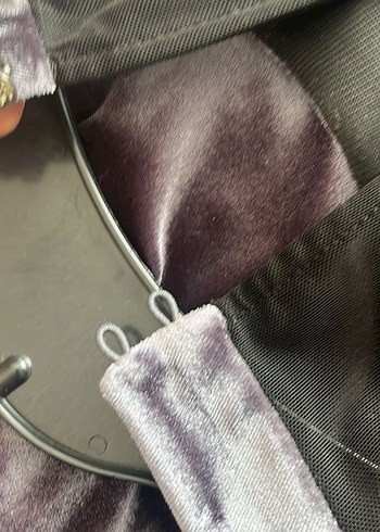 Gri Transparan Detaylı Uzun Kollu Kalem Elbise - Görsel 8