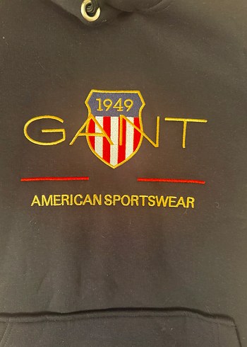 Siyah Kapüşonlu Gant Sweatshirt - Görsel 2