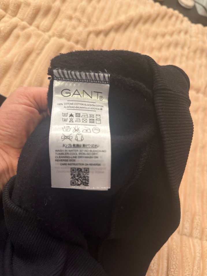 Siyah Kapüşonlu Gant Sweatshirt - Görsel 4