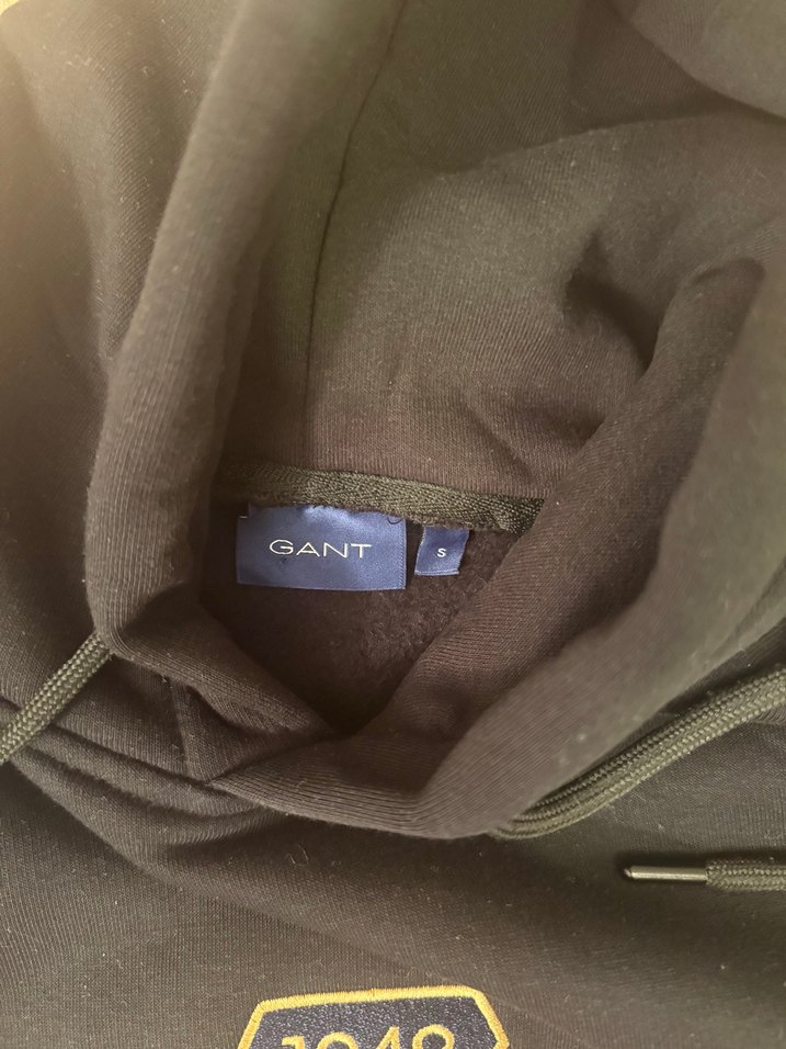 Siyah Kapüşonlu Gant Sweatshirt - Görsel 3