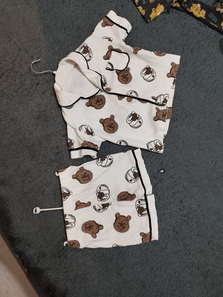 Kısa Kollu, Baskılı çocuk bebek Pijama Takımı - Görsel 2