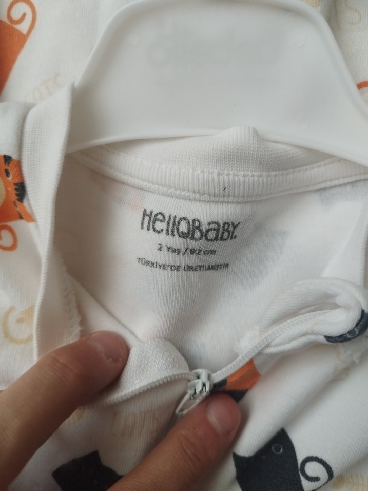 Uzun Kollu Fermuarlı Bebek Tulum erkek-kız - Görsel 4