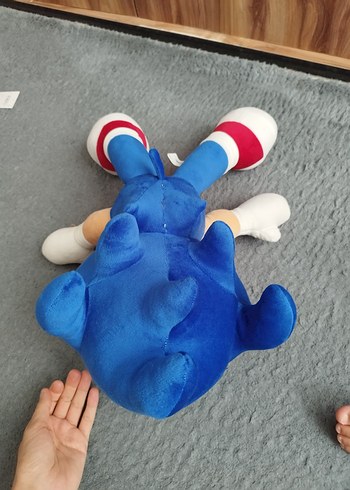 Renkli Mavi Peluş Oyuncak - Görsel 5