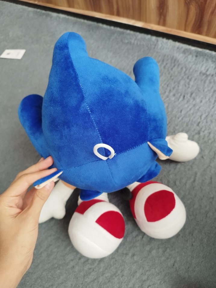 Renkli Mavi Peluş Oyuncak - Görsel 4