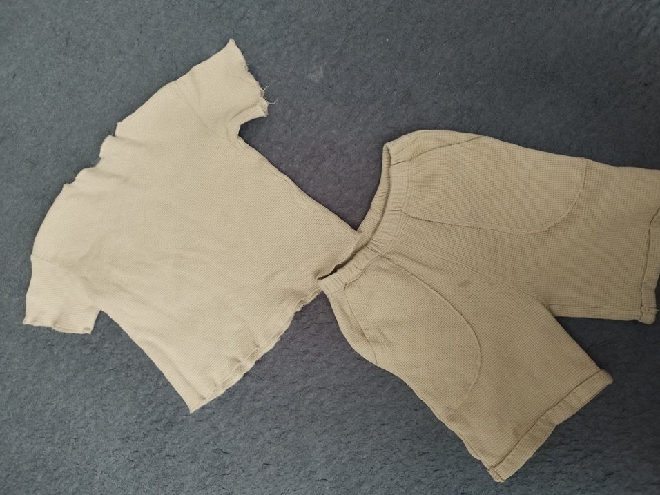 yeşil Çocuk Takım waffle model - Görsel 2