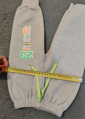 Gri Erkek Çocuk Rahat Kesim Eşofman Altı - Görsel 4