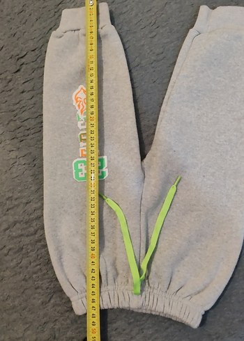 Gri Erkek Çocuk Rahat Kesim Eşofman Altı - Görsel 5