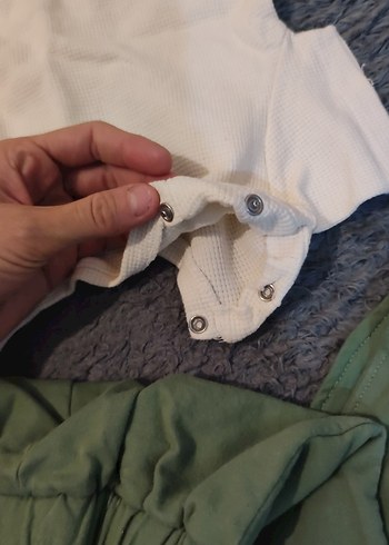 Yeşil Erkek Bebek Şortlu Takım - Görsel 6