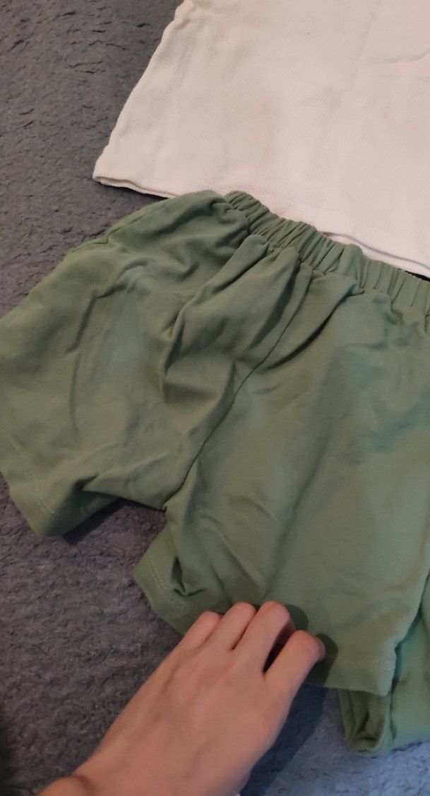 Yeşil Erkek Bebek Şortlu Takım - Görsel 4