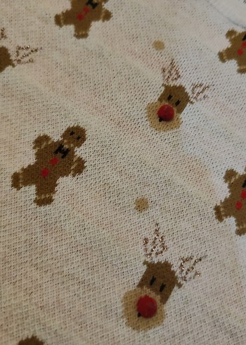 Kız Çocuk Baskılı Uzun Kollu Kazak - Görsel 12