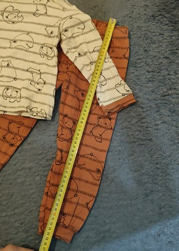 Uzun Kollu Erkek Bebek Örme Takım - Görsel 6