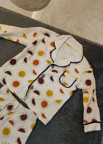 renkli çocuk Pijama Takımı - Görsel 2