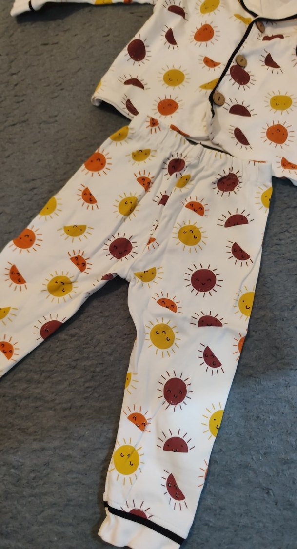 renkli çocuk Pijama Takımı - Görsel 3