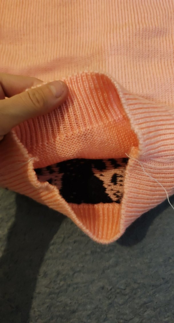 Kız Çocuk Pembe Yılan Desenli İnce Kazak - Görsel 4