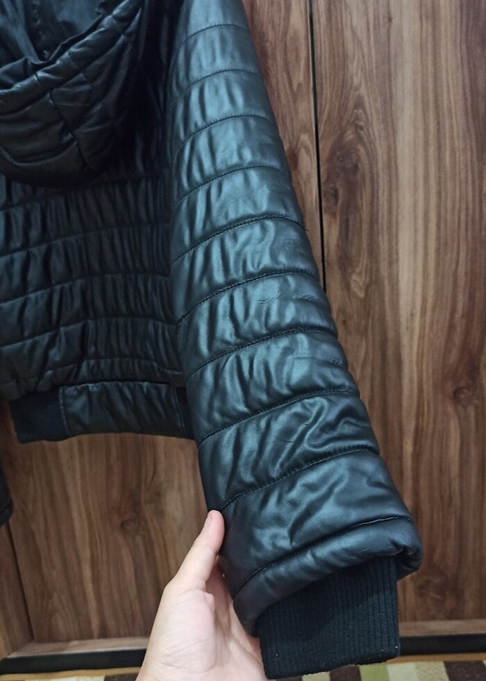 Kadın şişme mont - Görsel 3