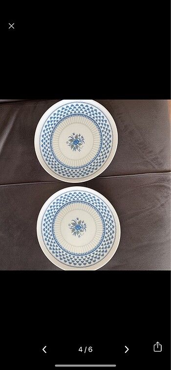 Diğer Vintage Pasta Tabağı 2 adet