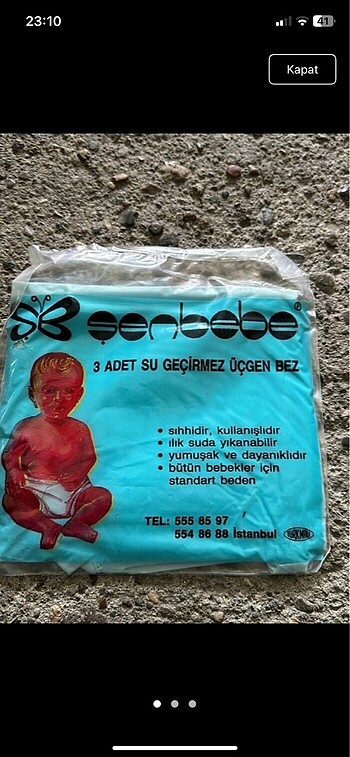 Üçgen Bez 6 adet