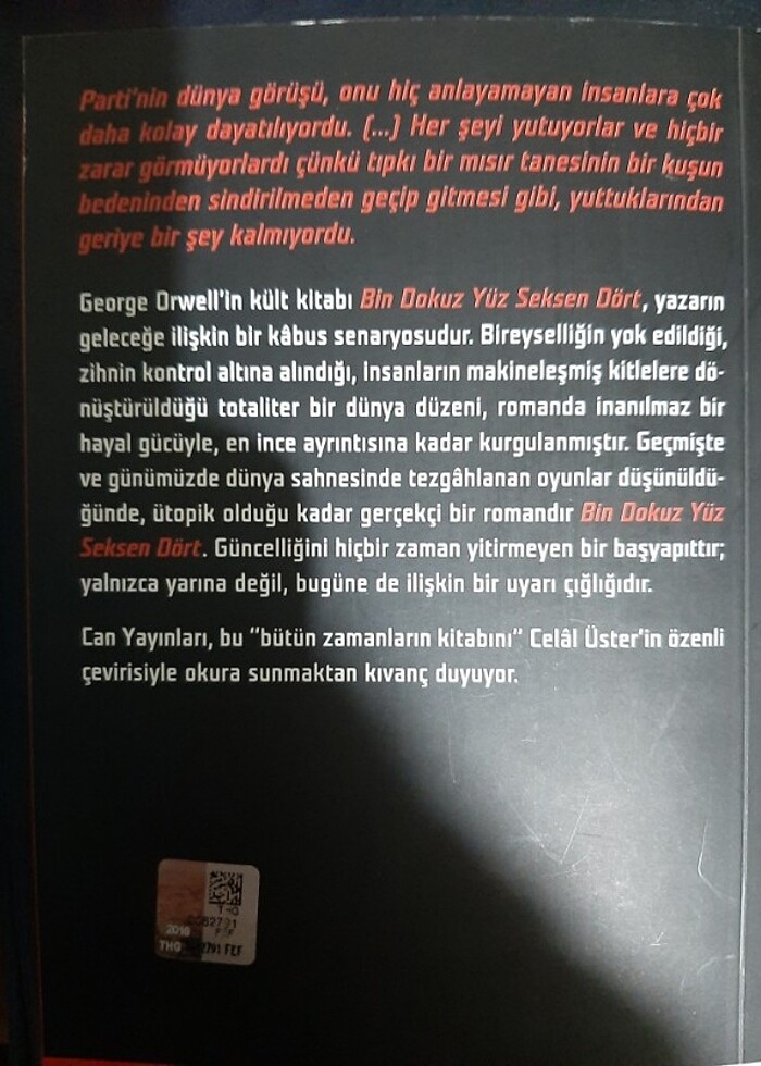 George Orwel 1984 - Görsel 2