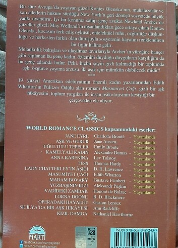 Masumiyet Çağı kitap  - Görsel 4