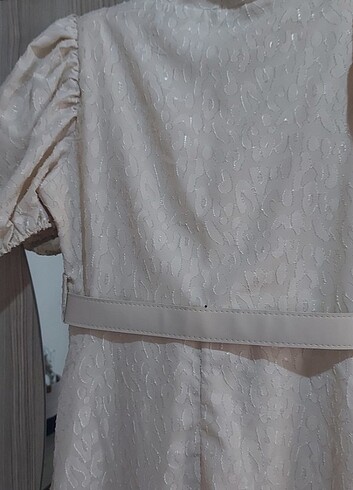 Bej elbise - Görsel 7