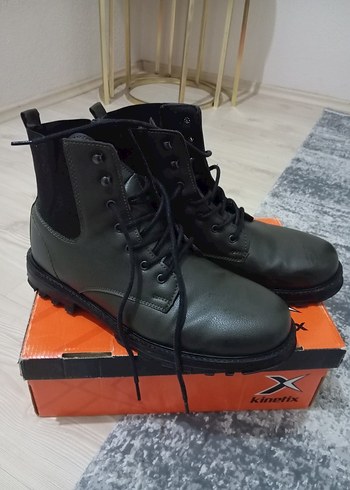 Haki Siyah Kamuflaj Desenli Erkek Bağcıklı Bot - Görsel 7