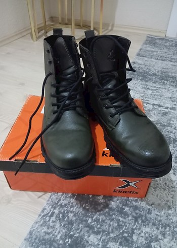 Haki Siyah Kamuflaj Desenli Erkek Bağcıklı Bot - Görsel 8