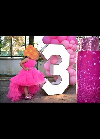 Anne kız çocuk doğum günü tasarım elbiseleri - Görsel 2