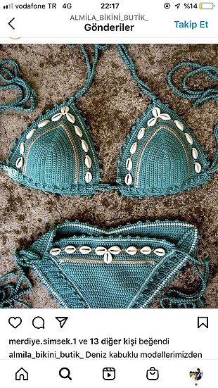 Örgü bikini