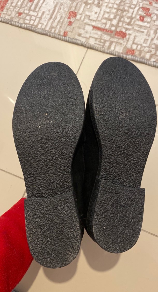 Siyah Fırfırlı Goth Loafer - Görsel 5