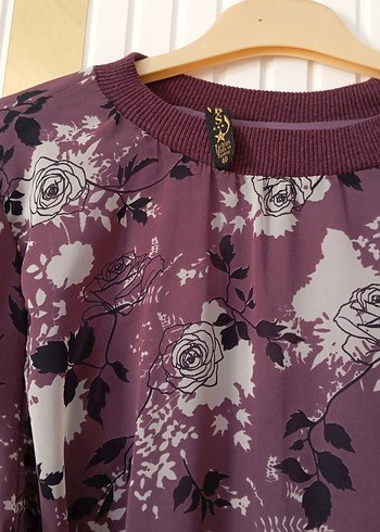 Kadın Mor Uzun Bohem Elbise - Görsel 2