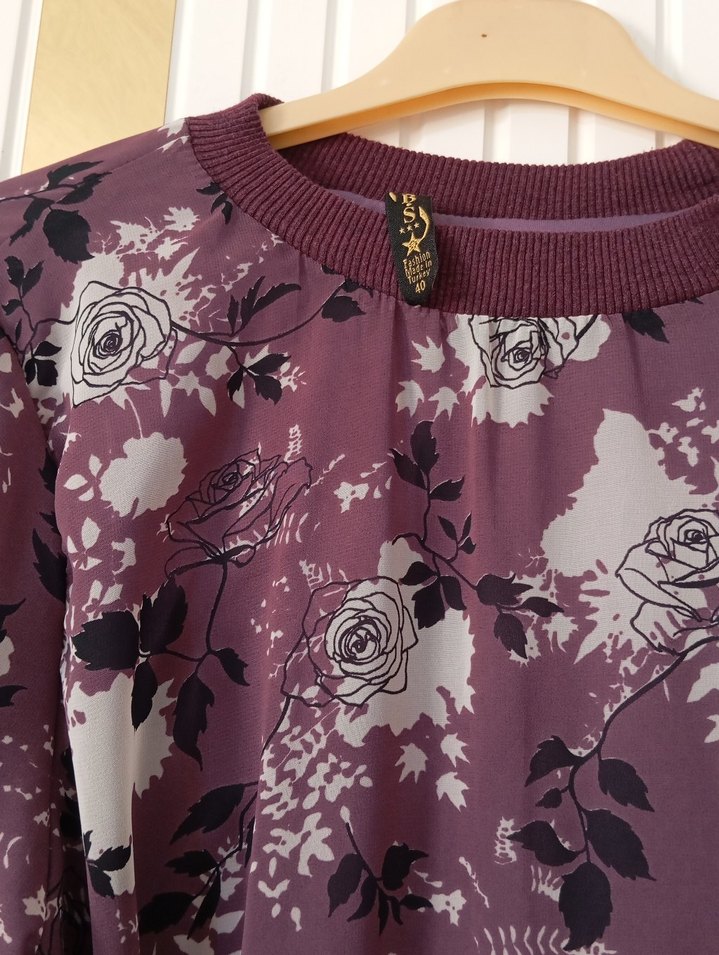 Kadın Mor Uzun Bohem Elbise - Görsel 2