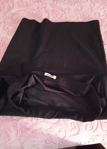 Siyah Drapeli Kadın etek - Görsel 2