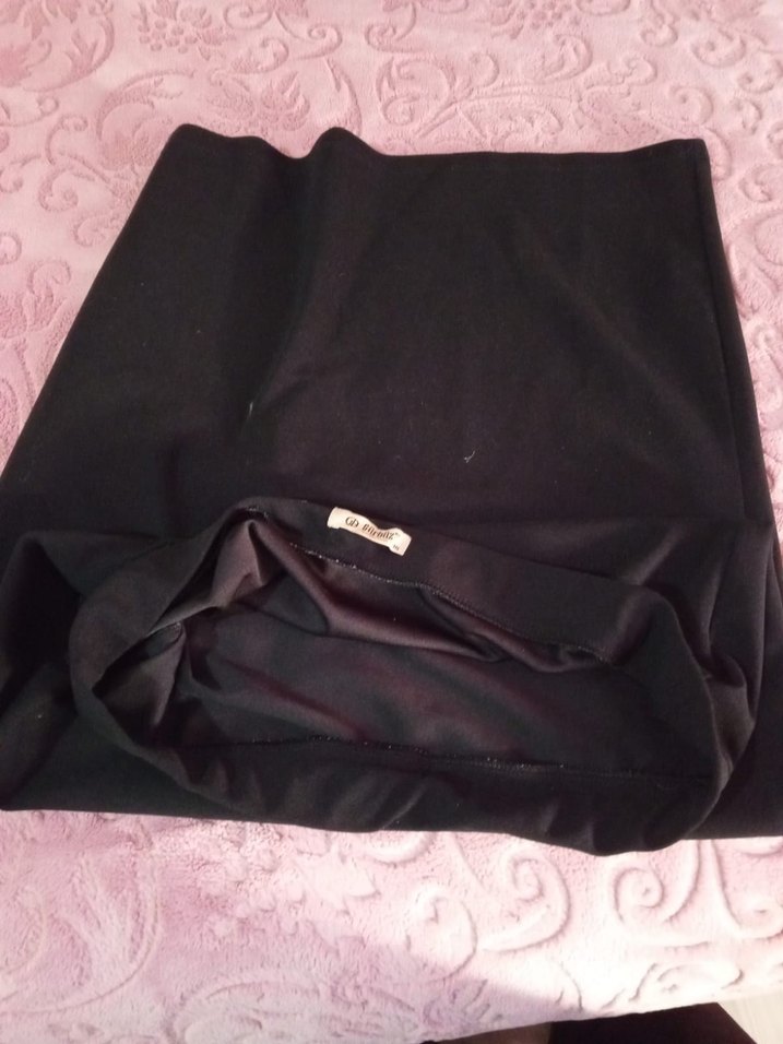 Siyah Drapeli Kadın etek - Görsel 2