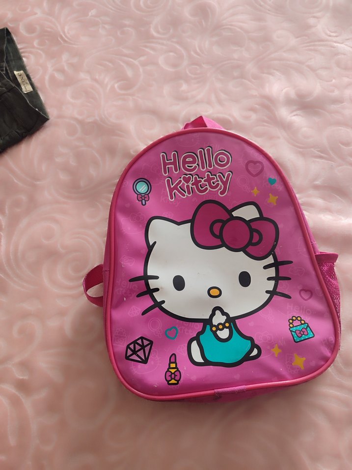 Pembe Çekçekli Çocuk Okul Çantası - Görsel 4