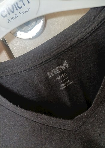 Mavi Jeans Gri V Yakalı Erkek Tişört