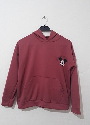mickey mause baskılı sweatshirt