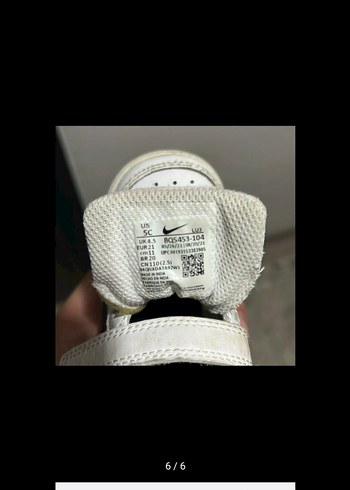 Çocuk Beyaz Cırtlı Spor Ayakkabı - Görsel 2