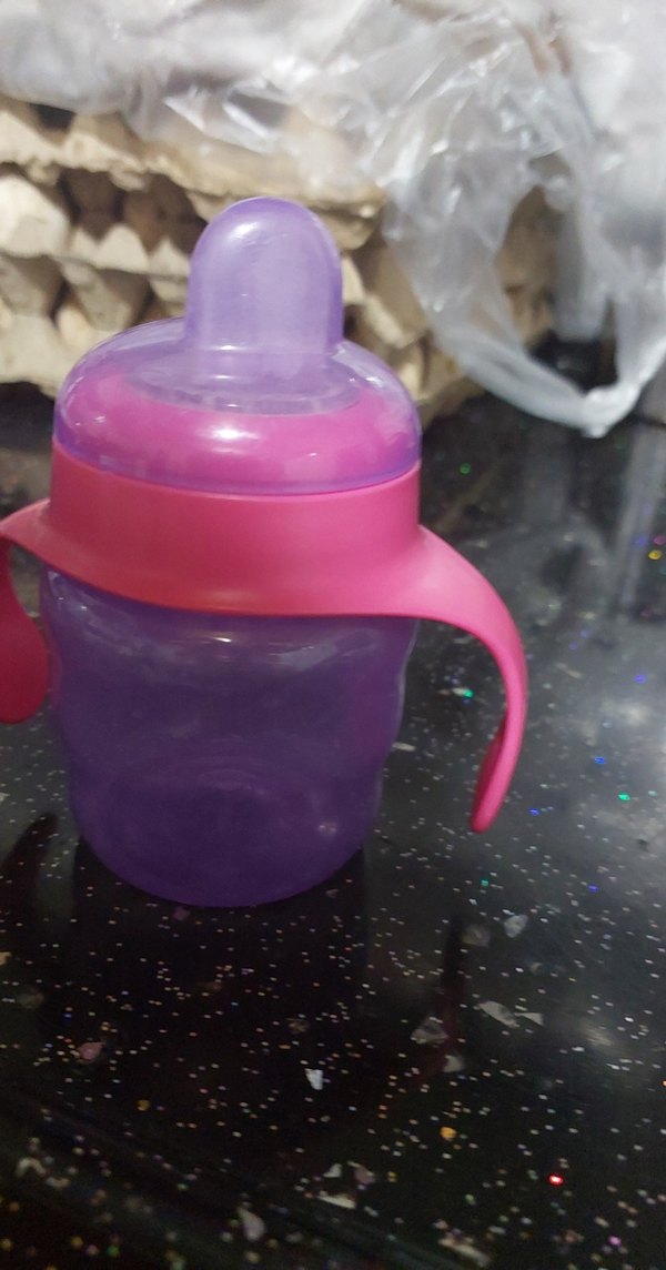 Renkli Mor Bebek Biberonu - Görsel 2