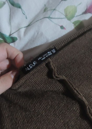 Kahverengi Kadın Süet Kuşaklı Takım - Görsel 4