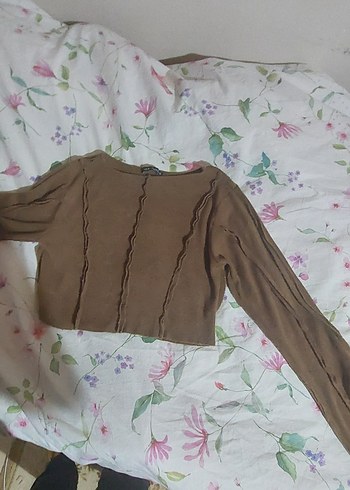 Kahverengi Kadın Süet Kuşaklı Takım - Görsel 2