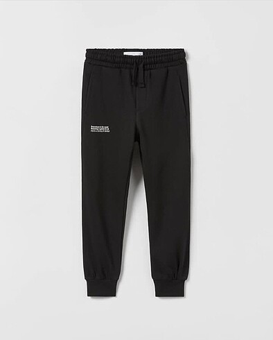 Zara joggin siyah eşofman altı
