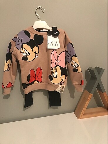 Zara minnie mouse takım