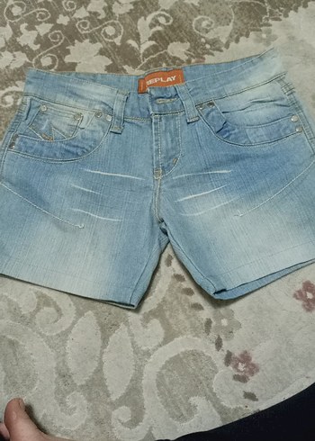 Replay Bershka Acik Mavi Denim Sort
