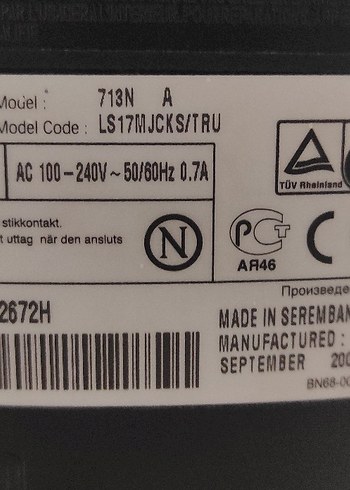 Samsung Monitör - Bilgisayar Monitörü - SyncMaster713N - Görsel 5