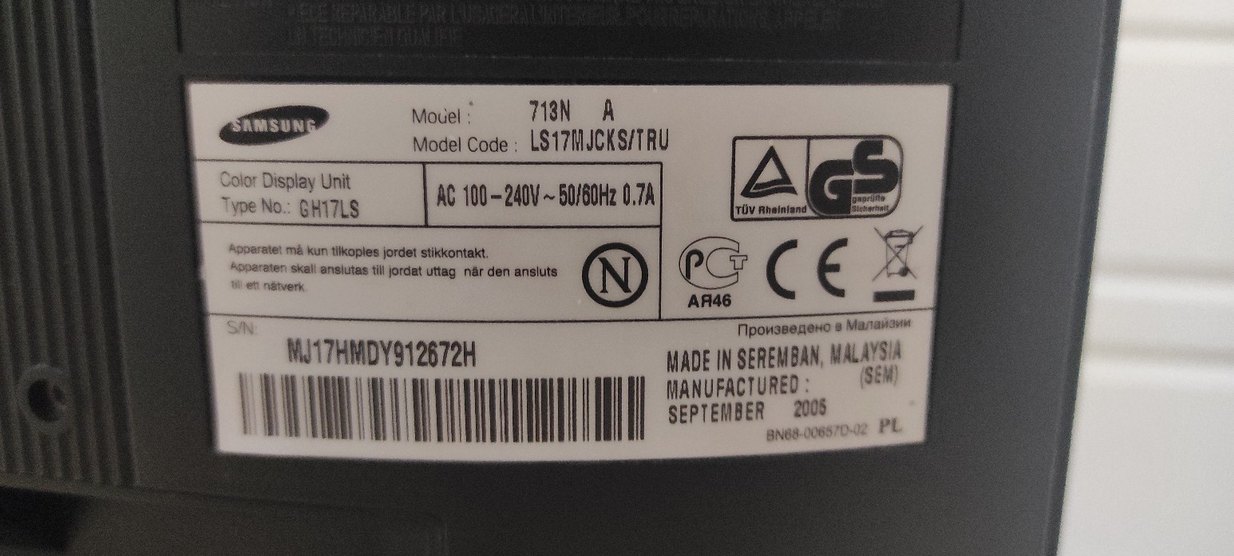 Samsung Monitör - Bilgisayar Monitörü - SyncMaster713N - Görsel 5