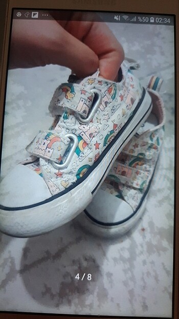 23 Beden çeşitli Renk Converse 24 no 14 cm ayakkabi